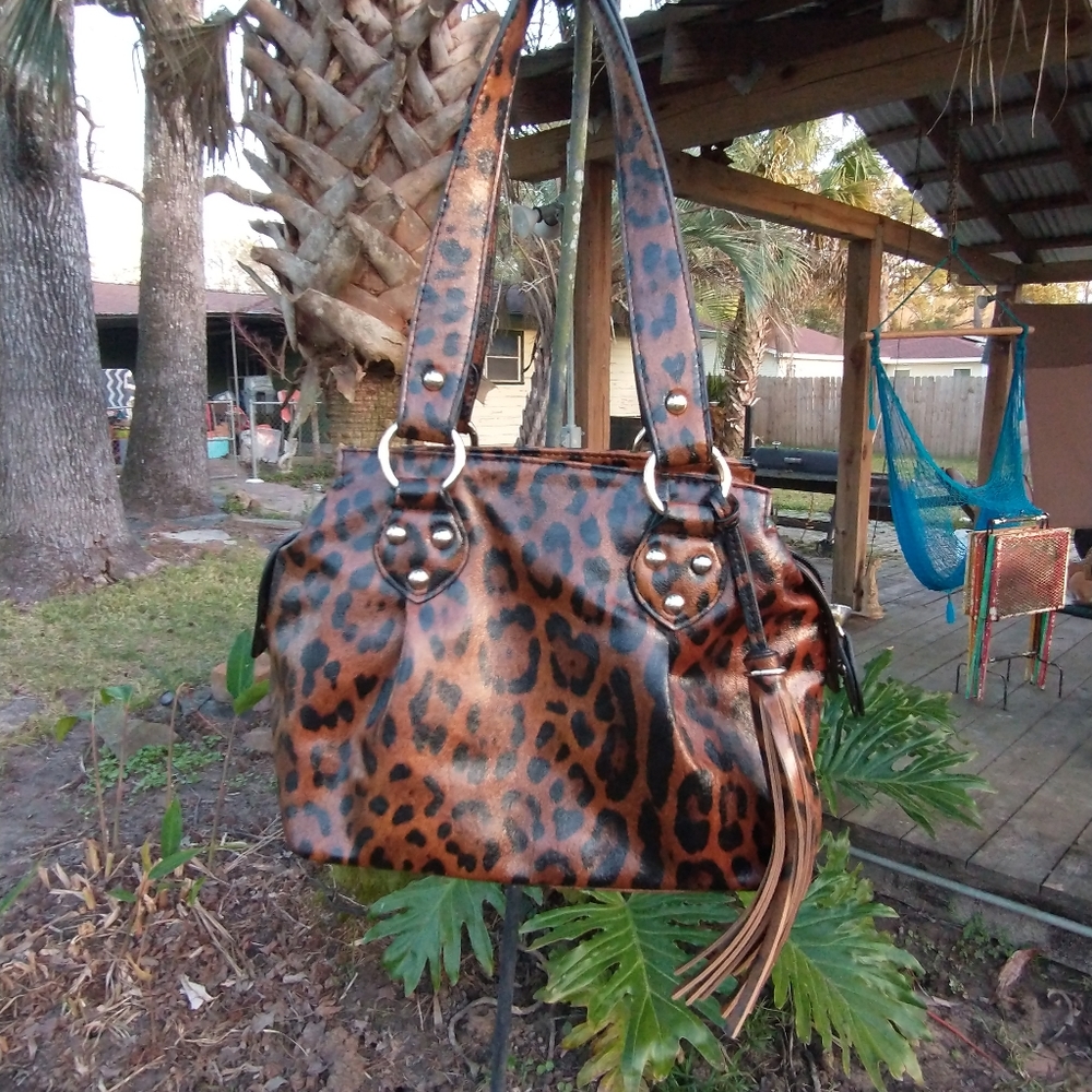 Kate Landry python purse